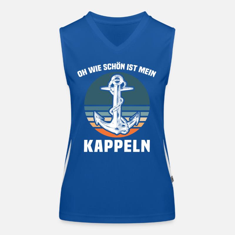 Kappeln Kappelner Spruch Funktionelles Kontrast-Tank Top für Frauen