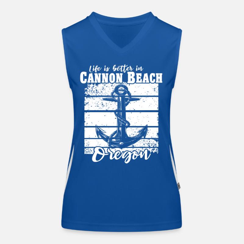 Cannon Beach OU Débardeur respirant contrasté Femme