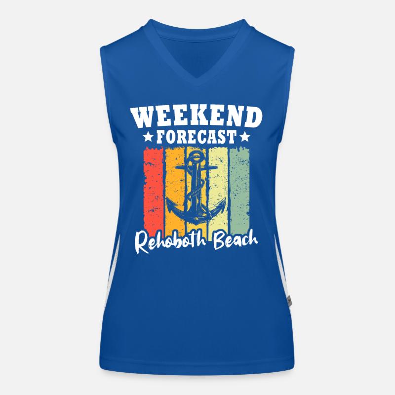 Plage de Rehoboth Débardeur respirant contrasté Femme