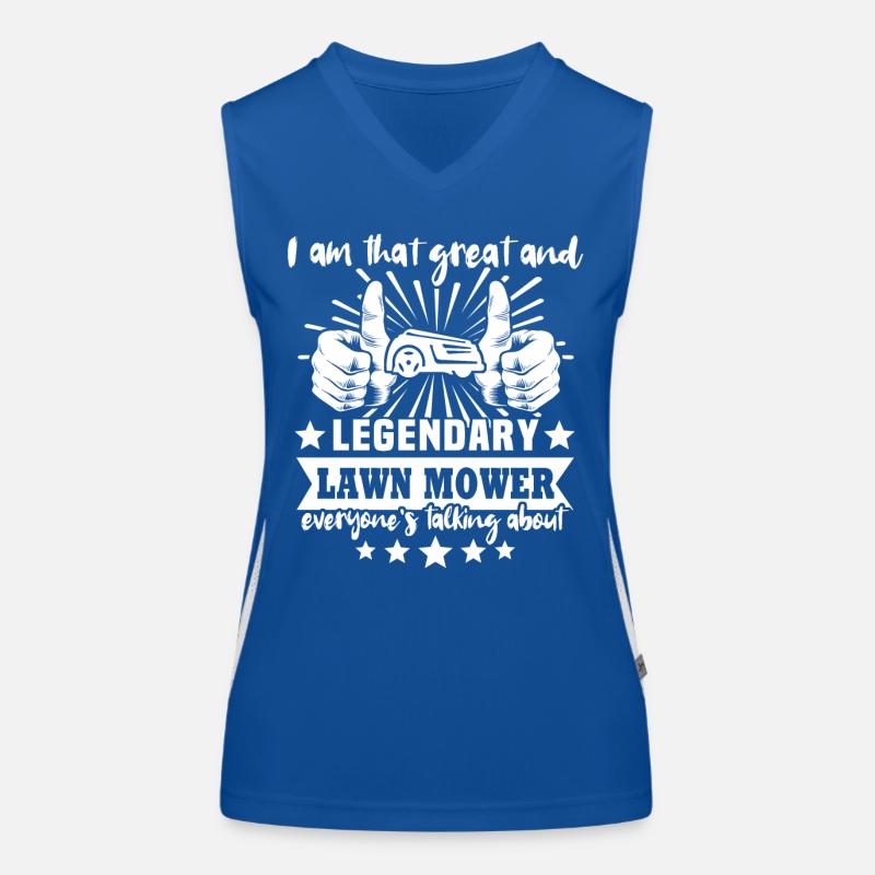 Mähroboter Funktionelles Kontrast-Tank Top für Frauen