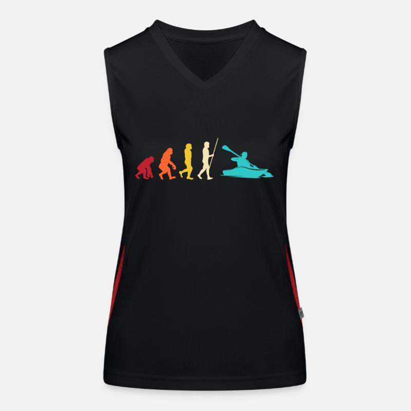 Kayaking Evolution Kayak Funktionelles Kontrast-Tank Top für Frauen