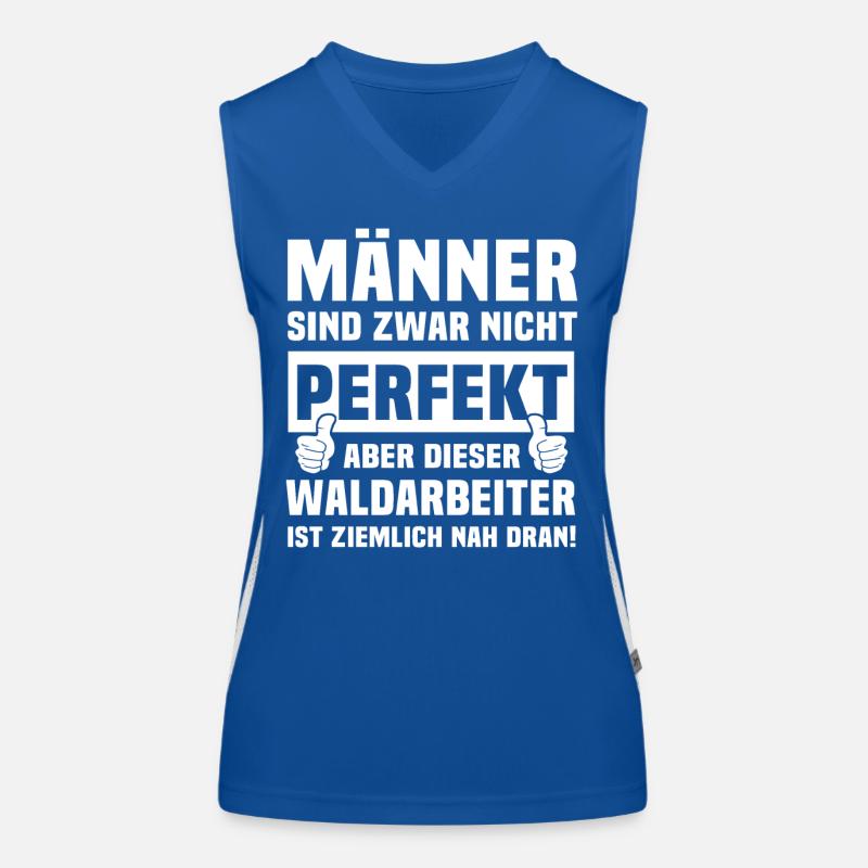 Waldarbeiter Funktionelles Kontrast-Tank Top für Frauen