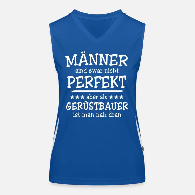Gerüstbauer Männer Funktionelles Kontrast-Tank Top für Frauen
