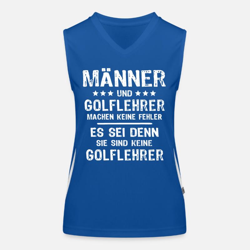 Golflehrer Funktionelles Kontrast-Tank Top für Frauen