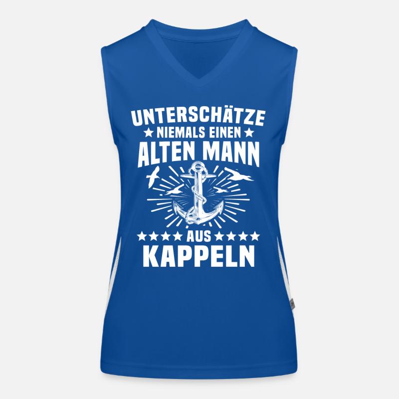Kappeln Funktionelles Kontrast-Tank Top für Frauen