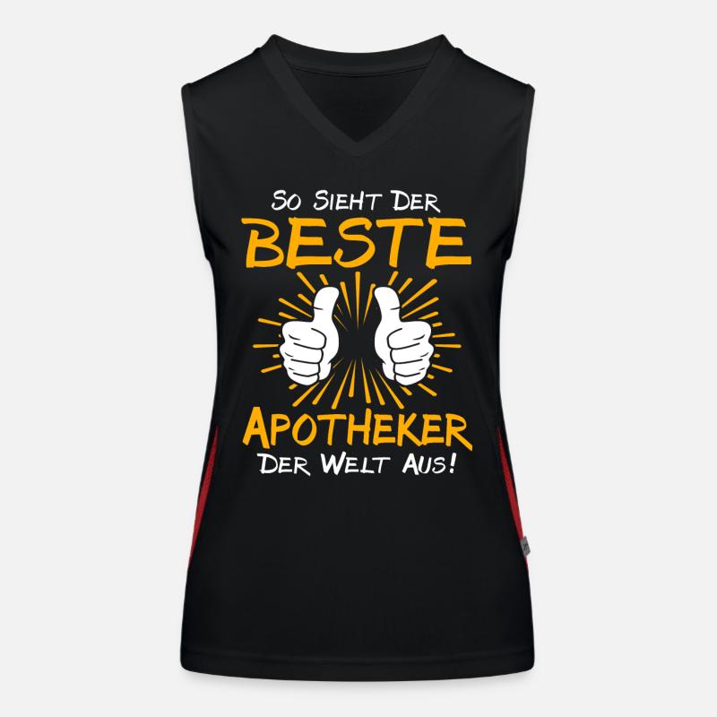 Apotheker Geschenkidee Funktionelles Kontrast-Tank Top für Frauen