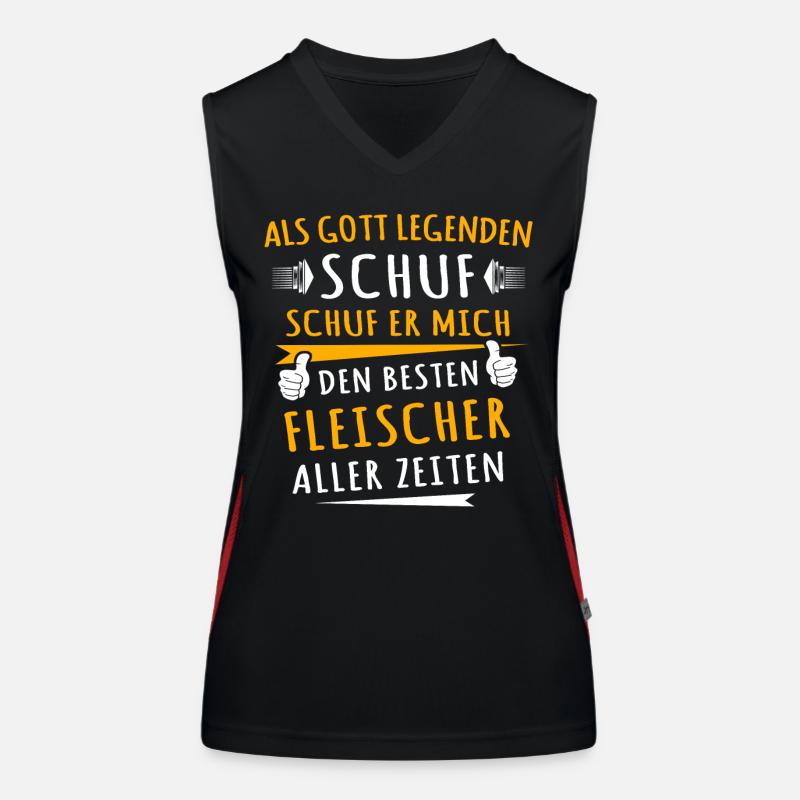 Fleischer Funktionelles Kontrast-Tank Top für Frauen