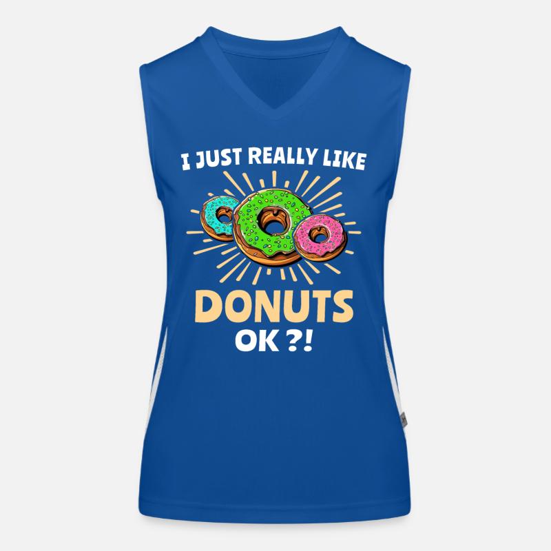 Donut Doughnut Débardeur respirant contrasté Femme