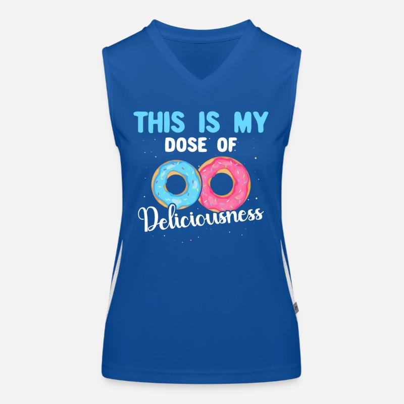 Donuts Doughnuts Women's Functional Contrast Tank Top