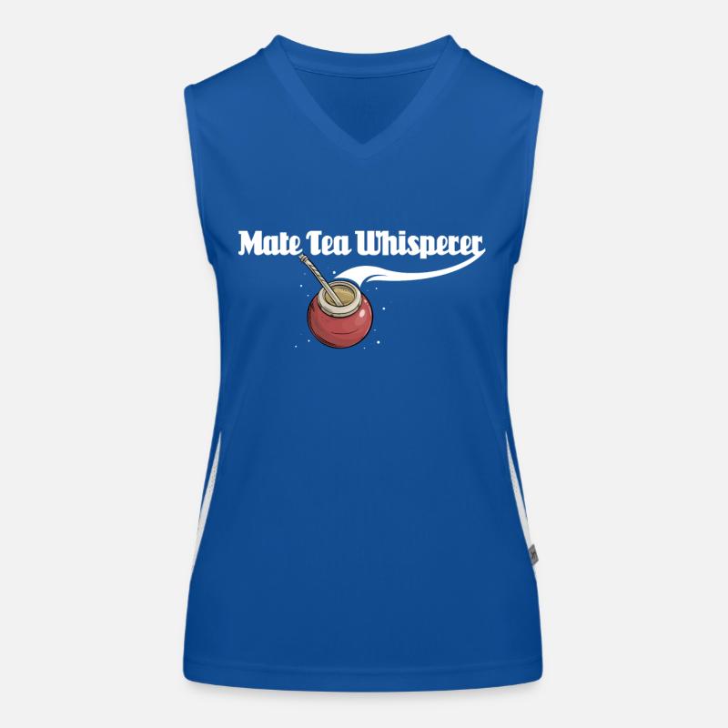 Mate Tee Geschenk Teetrinker Funktionelles Kontrast-Tank Top für Frauen