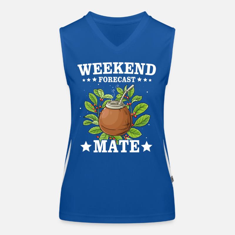 Mate Tee Geschenk Teetrinker Funktionelles Kontrast-Tank Top für Frauen