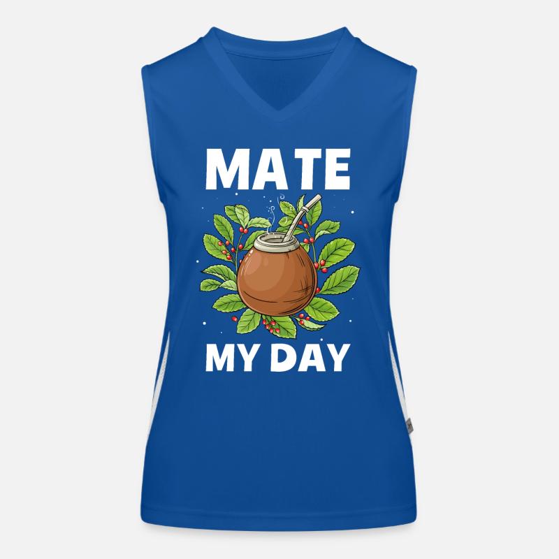 Yerba Mate Tee Teetrinker Funktionelles Kontrast-Tank Top für Frauen