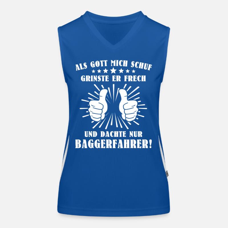 Baggerfahrer Bagger Funktionelles Kontrast-Tank Top für Frauen