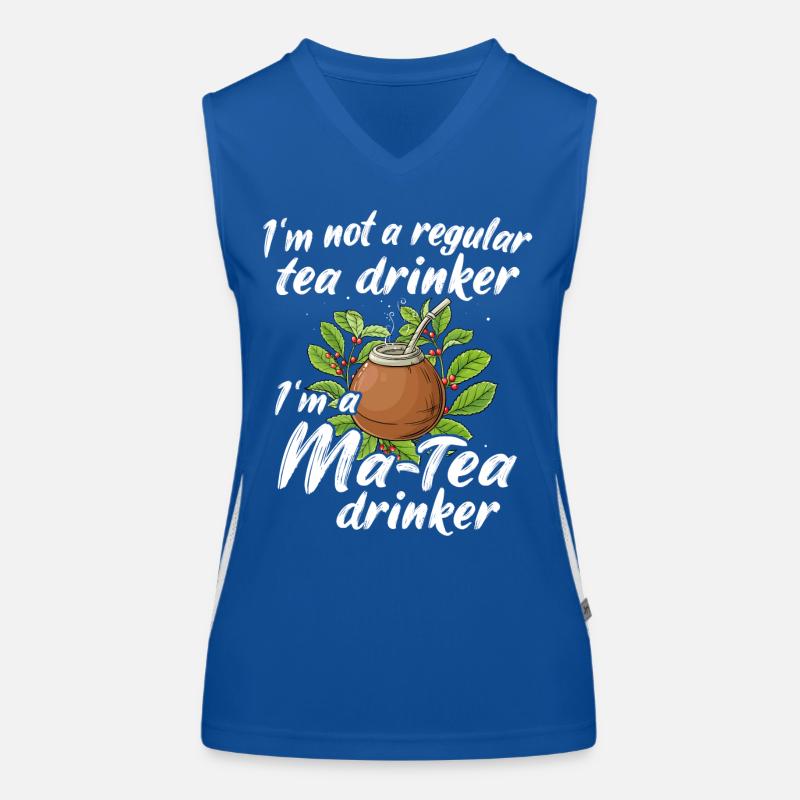 Yerba Mate Tee Funktionelles Kontrast-Tank Top für Frauen