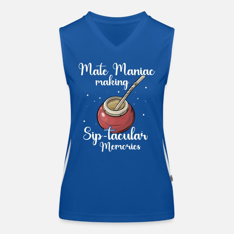 Mate Tee Sprüche Funktionelles Kontrast-Tank Top für Frauen