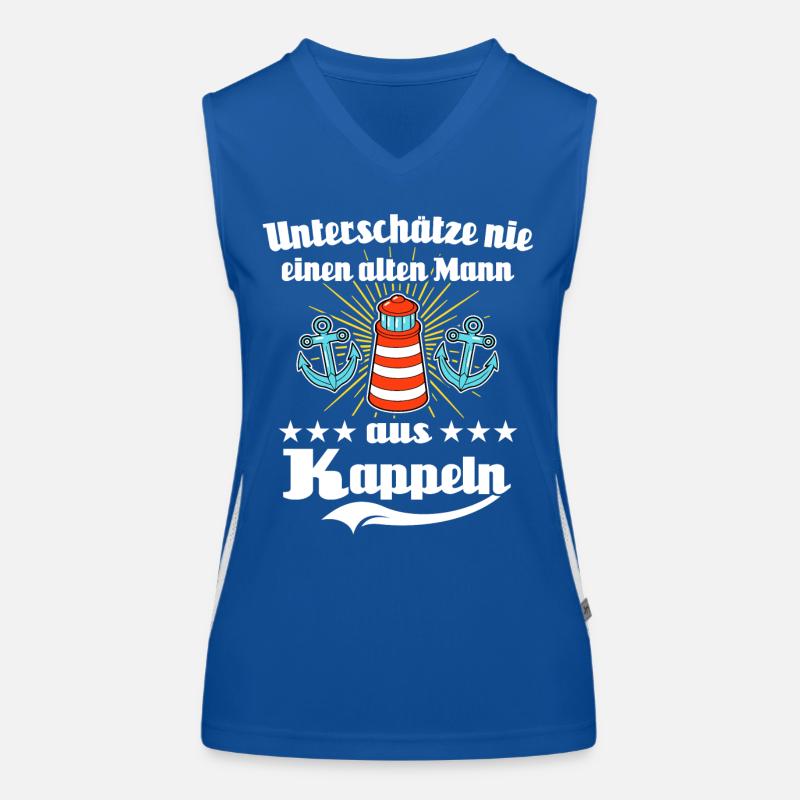 Kappelner Männer Kappeln Funktionelles Kontrast-Tank Top für Frauen