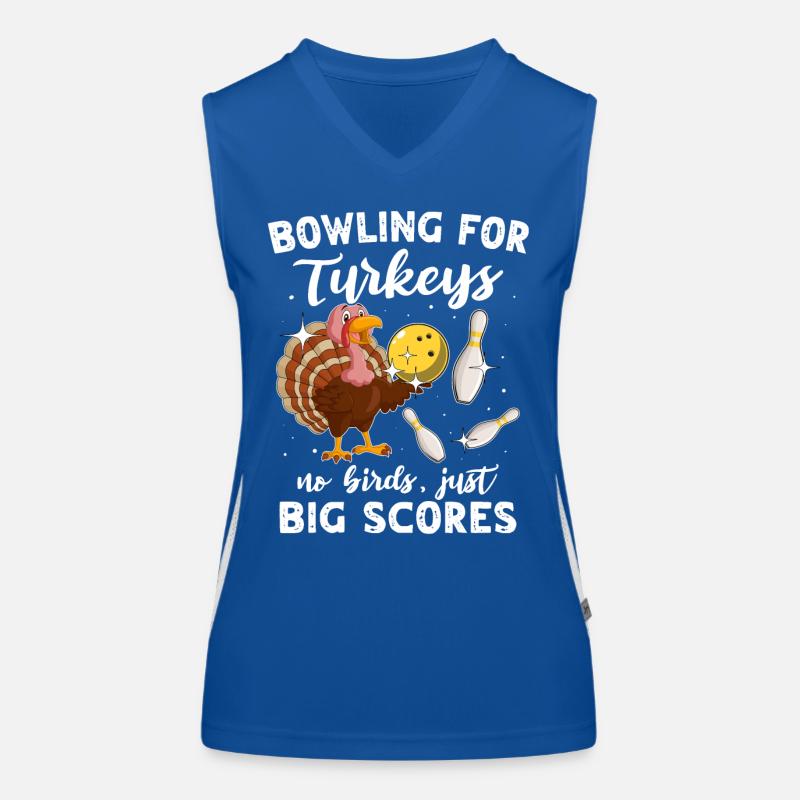 Bowling Turkey Strike Débardeur respirant contrasté Femme