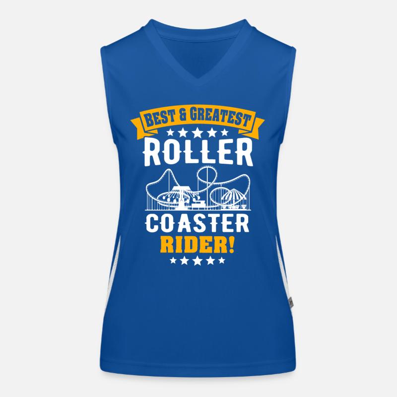 Achterbahn Roller Coaster Women's Functional Contrast Tank Top