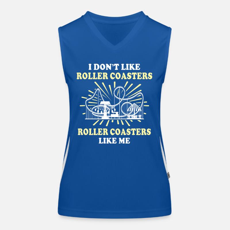 Achterbahn Roller Coaster Women's Functional Contrast Tank Top