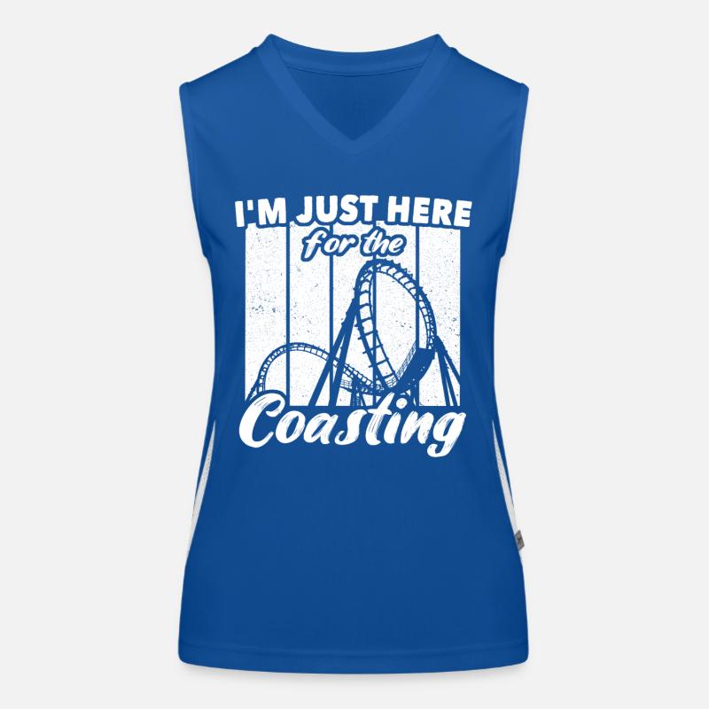 Roller coaster Women's Functional Contrast Tank Top