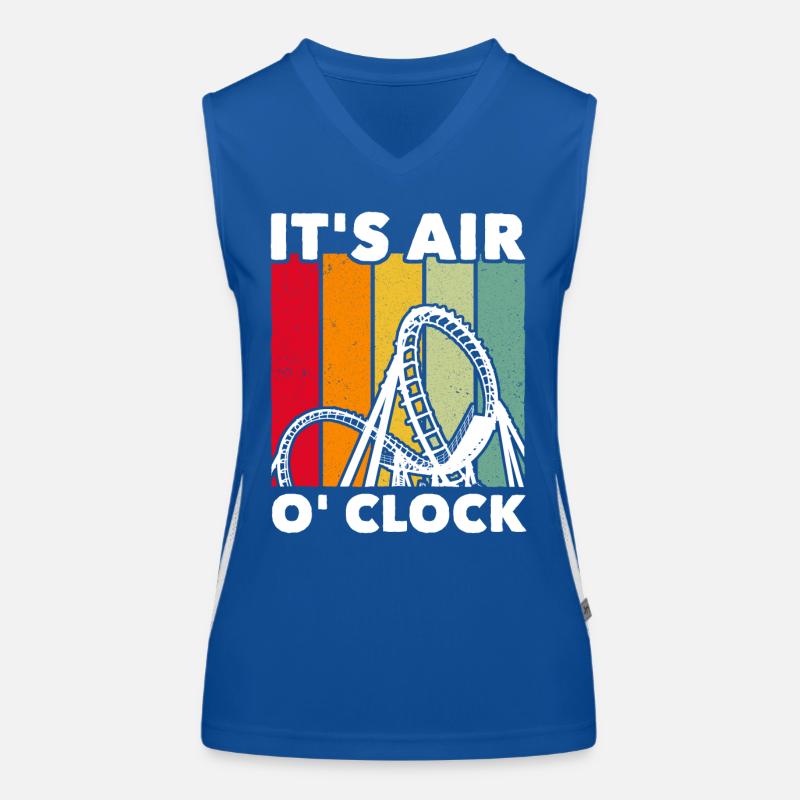 Achterbahn Roller Coaster Women's Functional Contrast Tank Top