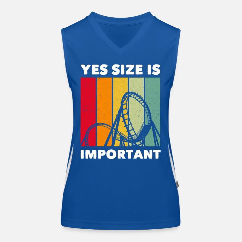 Achterbahn Roller Coaster Women's Functional Contrast Tank Top