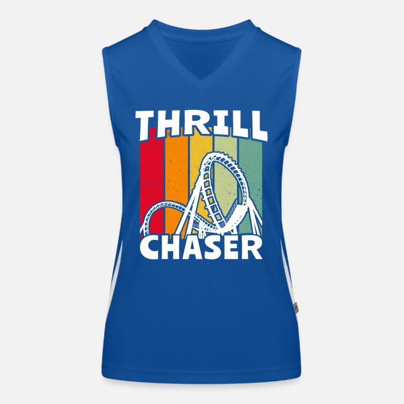Achterbahn Roller Coaster Funktionelles Kontrast-Tank Top für Frauen