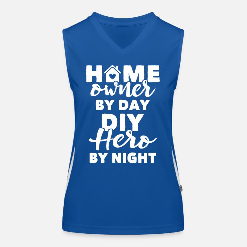 Homeowner Funktionelles Kontrast-Tank Top für Frauen