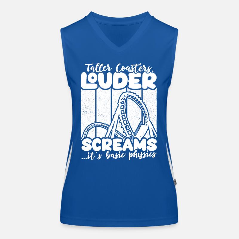 Achterbahn Roller Coaster Women's Functional Contrast Tank Top