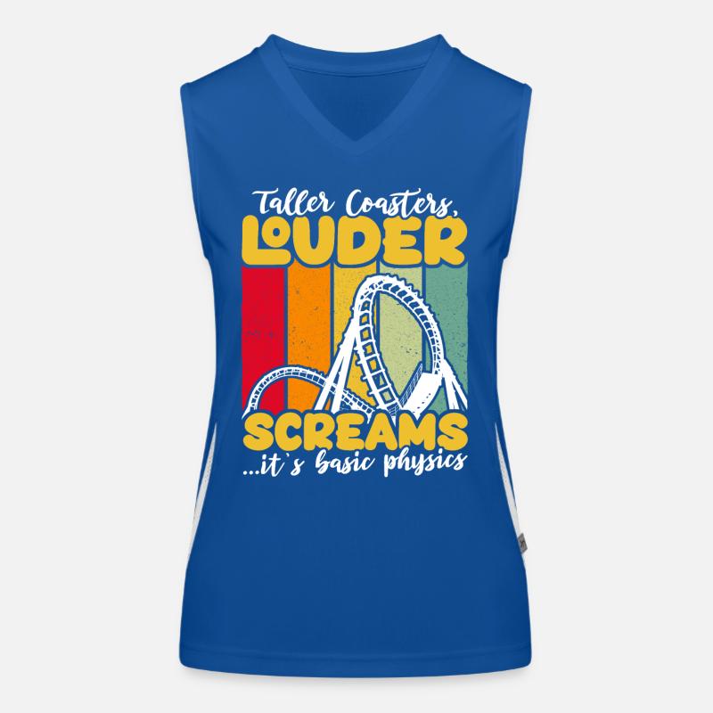 Roller Coaster Roller Coaster Riders Débardeur respirant contrasté Femme