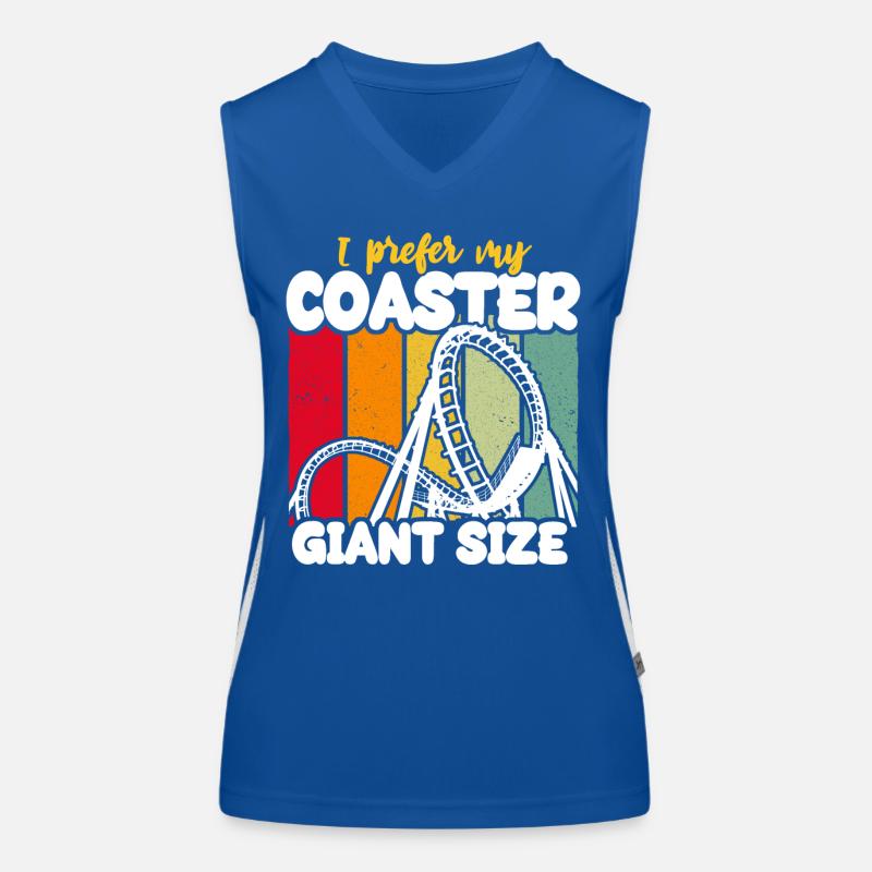 Roller Coaster Roller Coaster Riders Débardeur respirant contrasté Femme