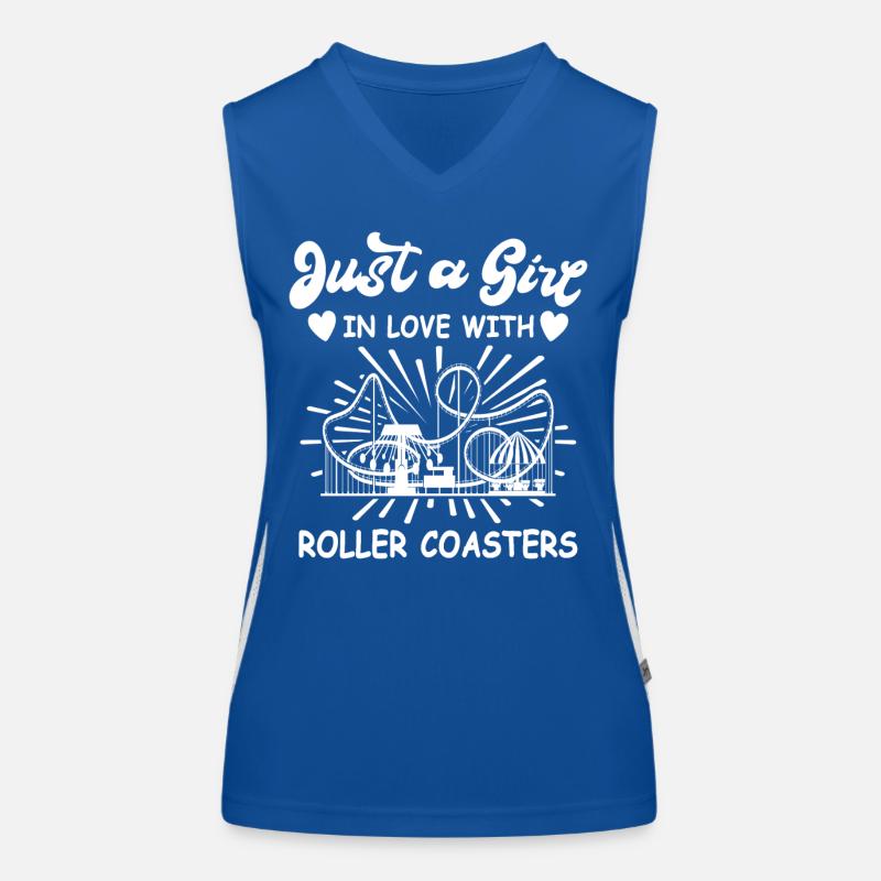 Roller coaster Women's Functional Contrast Tank Top