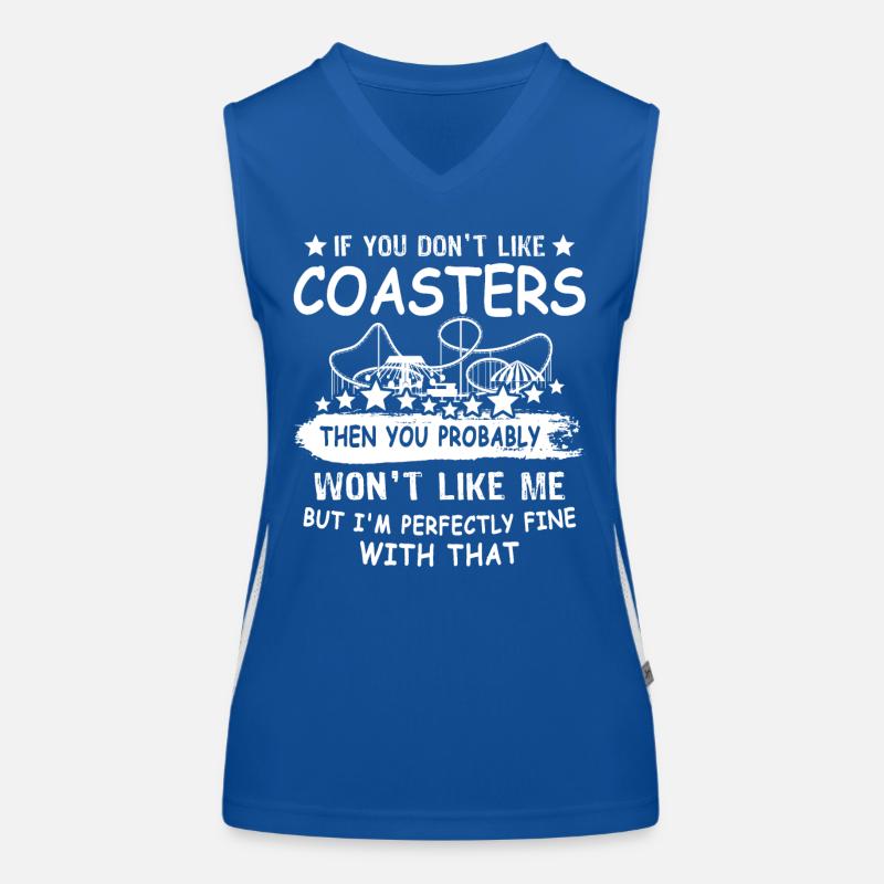 Roller coaster Women's Functional Contrast Tank Top