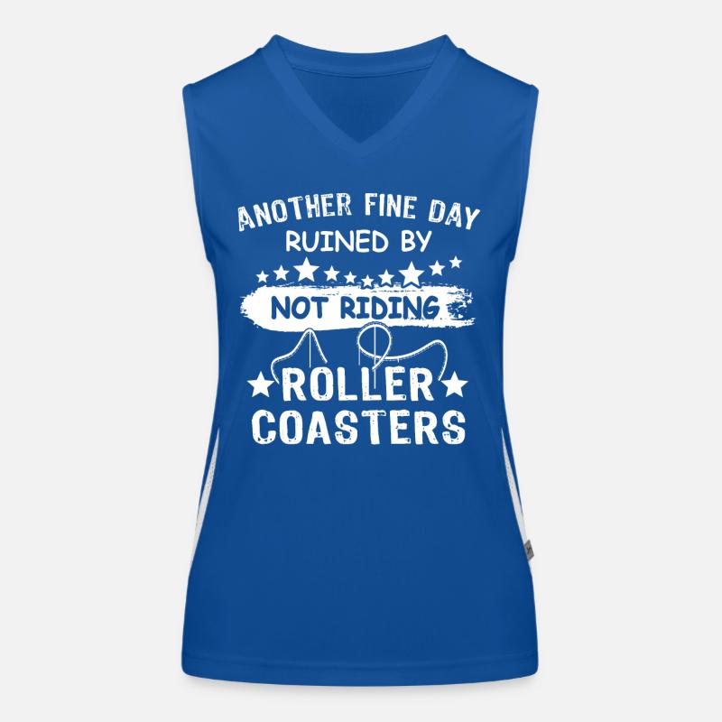 Roller coaster Women's Functional Contrast Tank Top