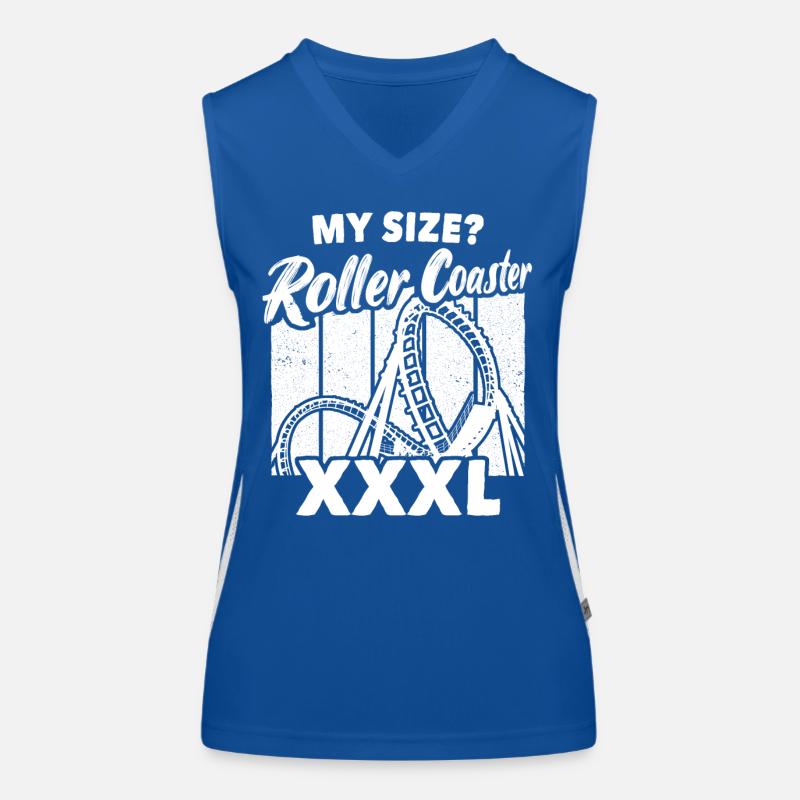 Achterbahn Roller Coaster Funktionelles Kontrast-Tank Top für Frauen