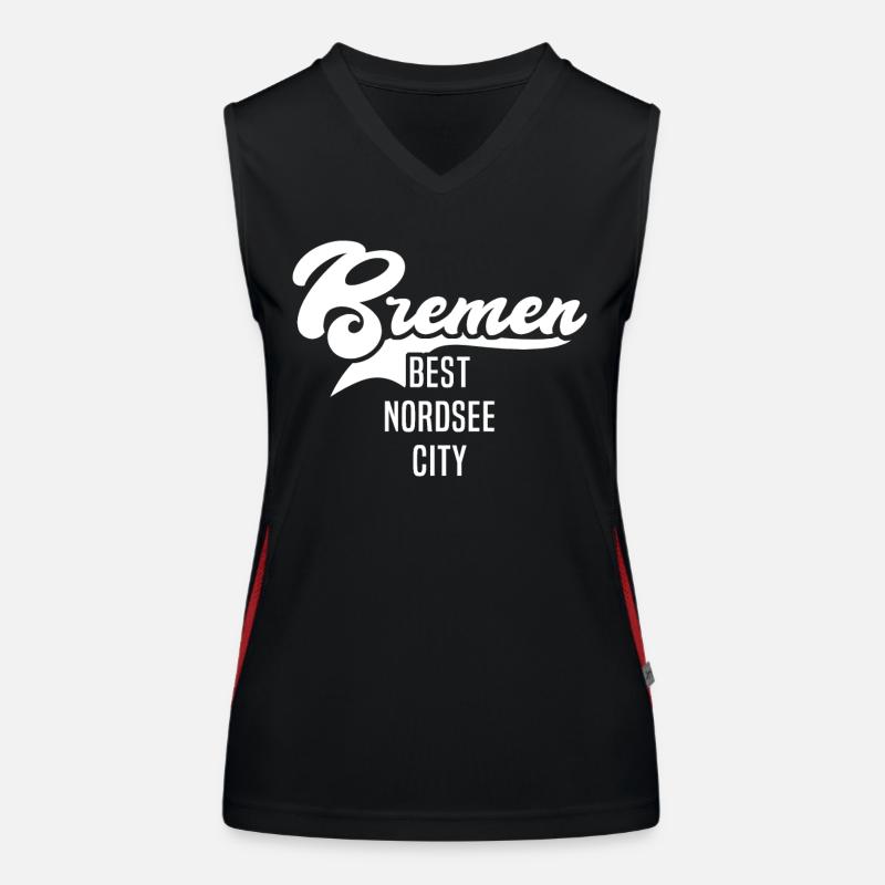 Bremen Sayings Bremen Women's Functional Contrast Tank Top