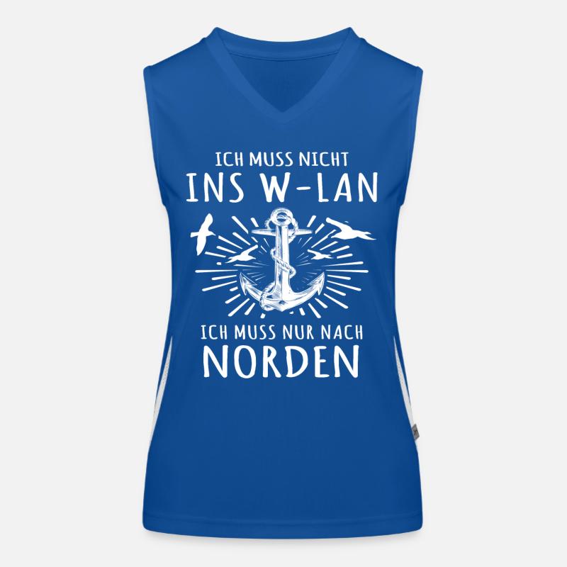 Norden Spruch Funktionelles Kontrast-Tank Top für Frauen