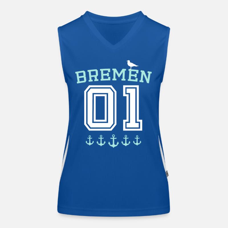 Dicton de Brême Débardeur respirant contrasté Femme