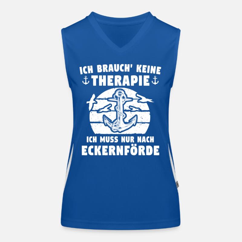 Eckernförde Eckernförder Funktionelles Kontrast-Tank Top für Frauen