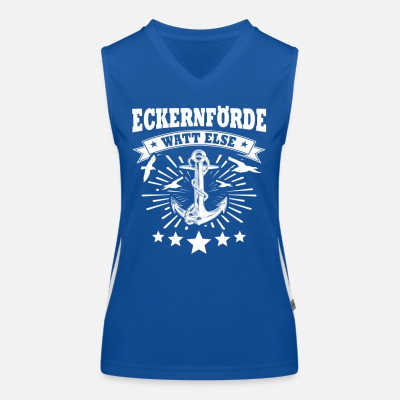 Eckernförde Eckernförder Funktionelles Kontrast-Tank Top für Frauen