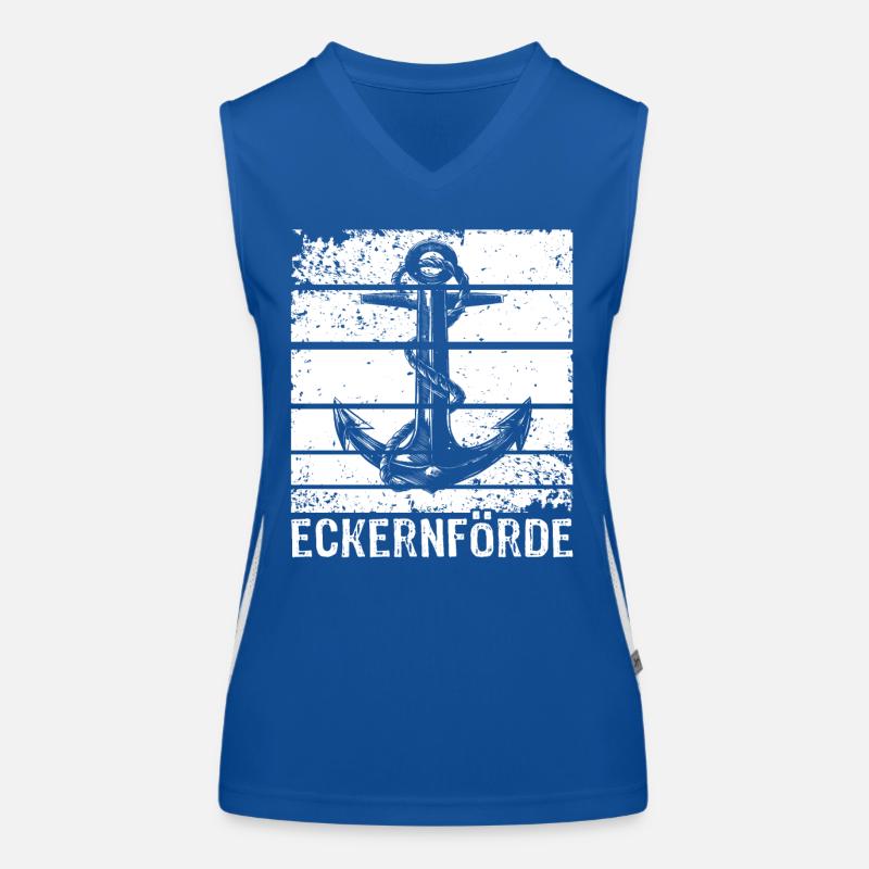 Eckernförde Eckernförder Funktionelles Kontrast-Tank Top für Frauen
