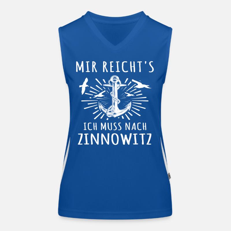 Zinnowitz Funktionelles Kontrast-Tank Top für Frauen