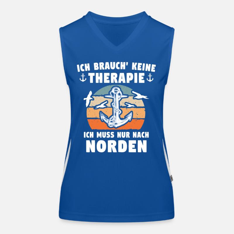Norden Sprüche Nordener Funktionelles Kontrast-Tank Top für Frauen