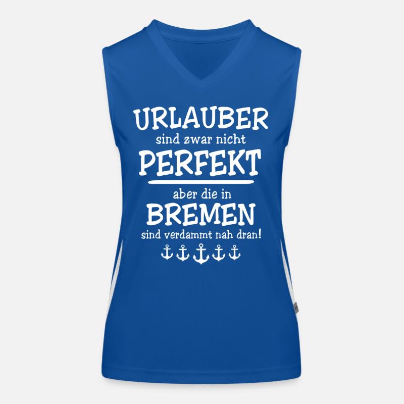 Bremen Funktionelles Kontrast-Tank Top für Frauen