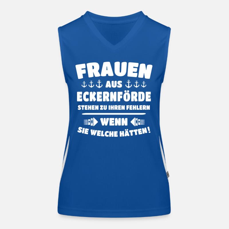 Eckernförde Funktionelles Kontrast-Tank Top für Frauen