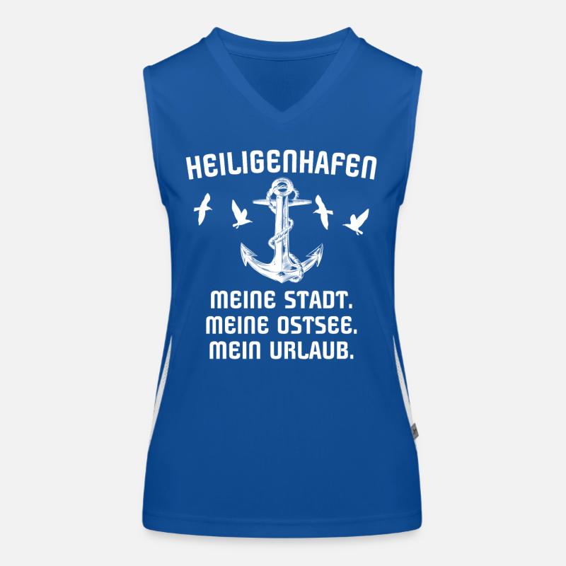 Heiligenhafen Funktionelles Kontrast-Tank Top für Frauen