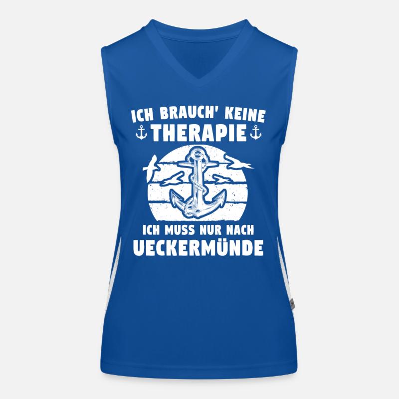 Ueckermünde Ueckermünder Funktionelles Kontrast-Tank Top für Frauen