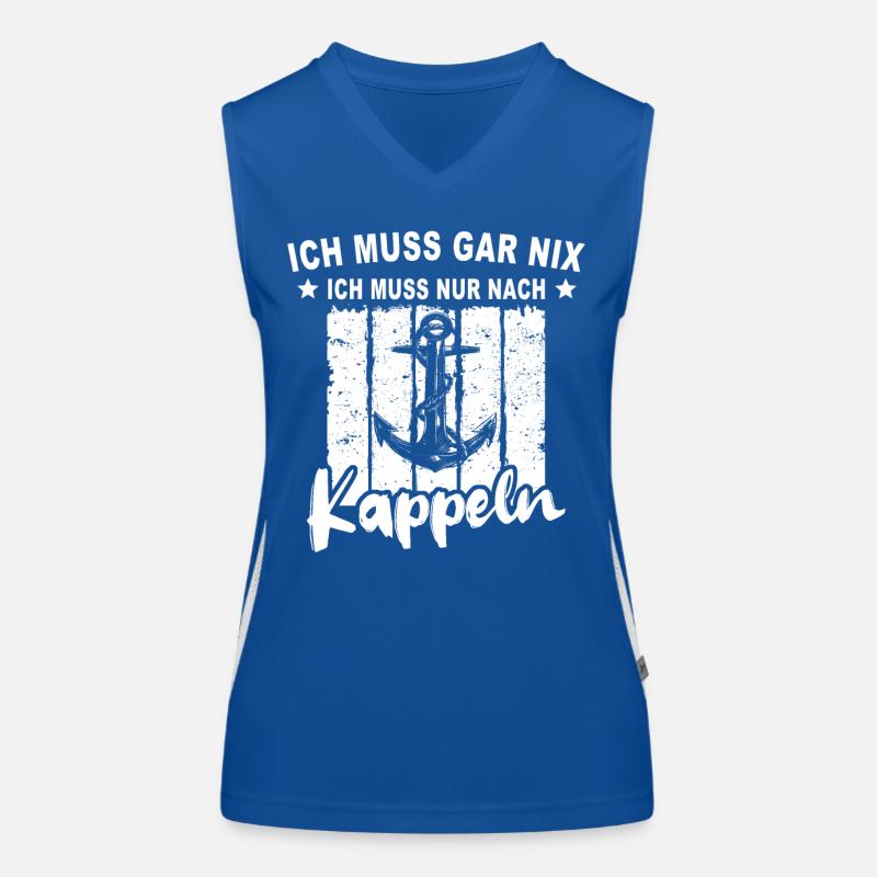 Kappeln Funktionelles Kontrast-Tank Top für Frauen