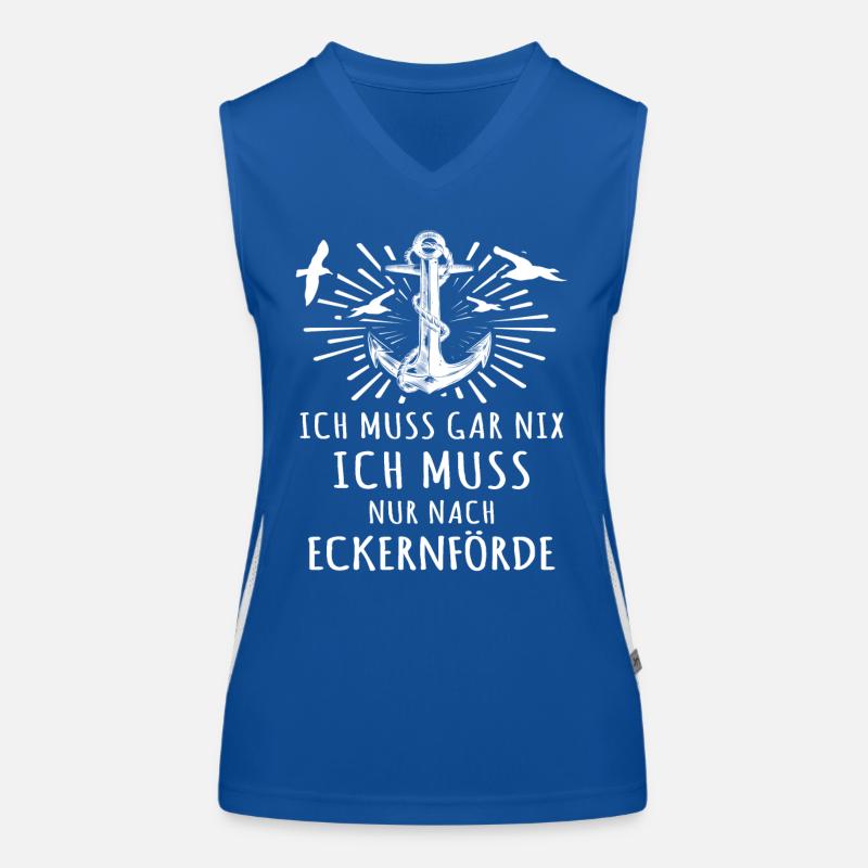 Eckernförde Funktionelles Kontrast-Tank Top für Frauen