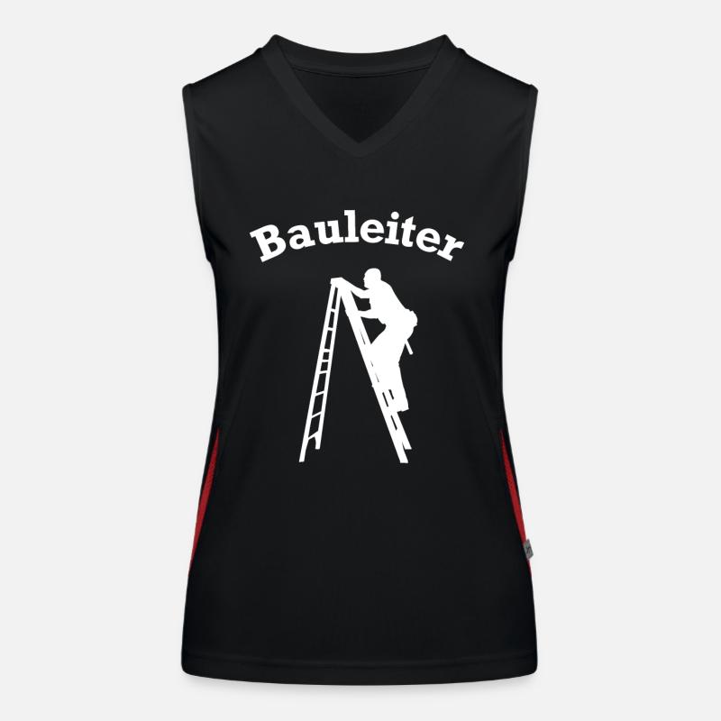 Construction Manager Construction Site Construction Sites Funny Women's Functional Contrast Tank Top
